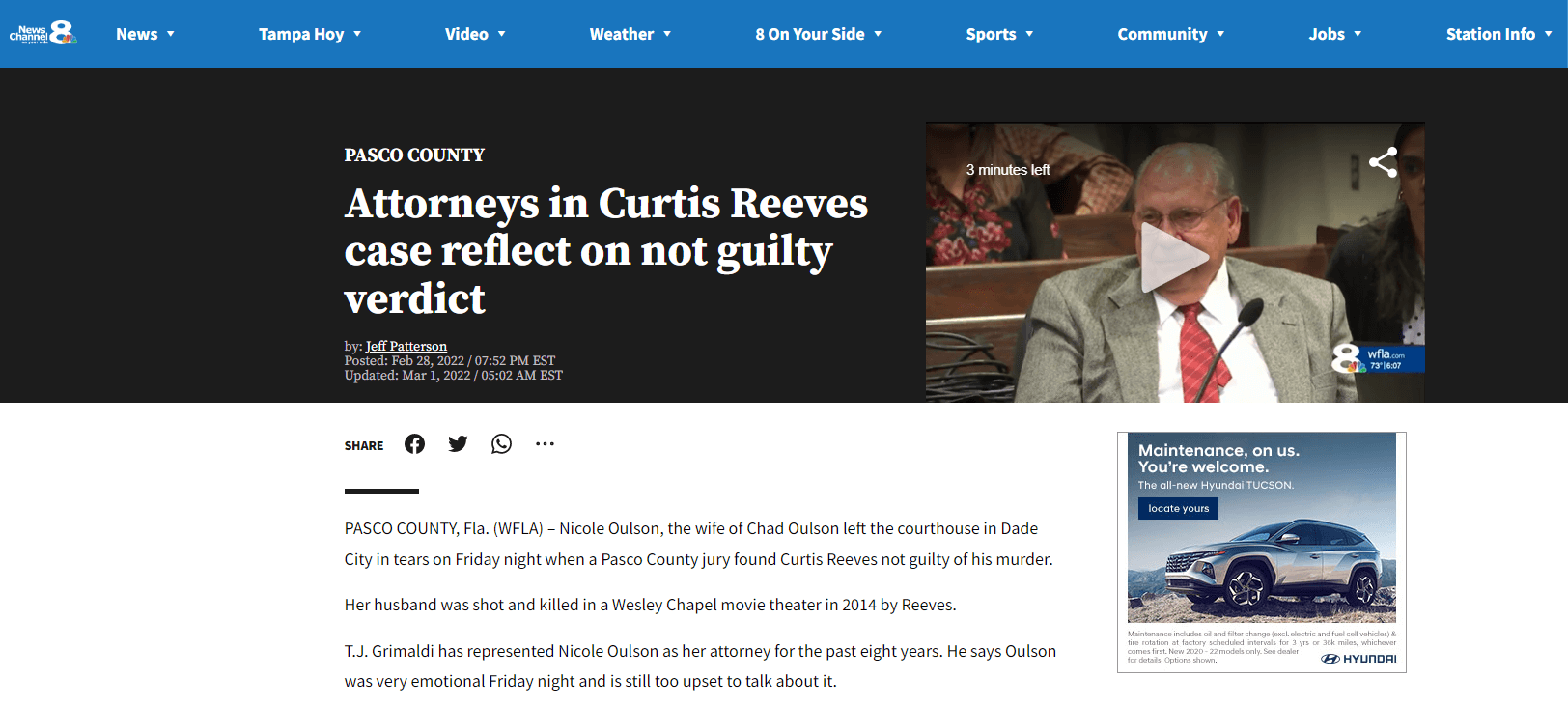 Snapshot of Curtis Reeves trial