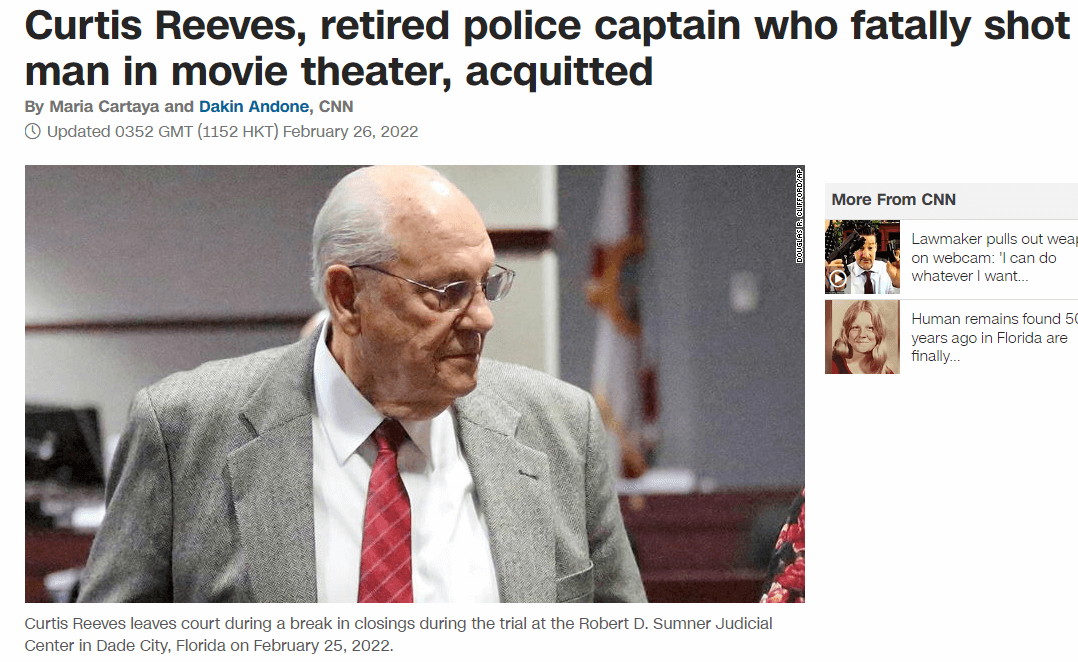 Snapshot of Curtis Reeves trial