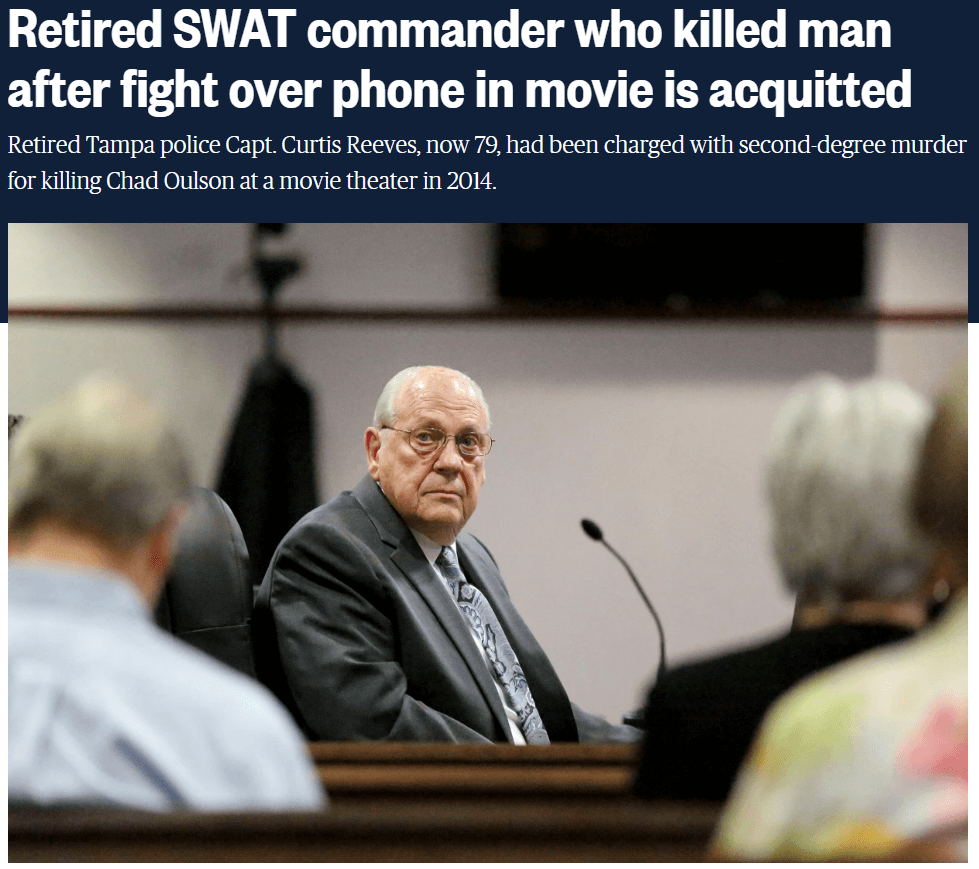 Snapshot of Curtis Reeves trial