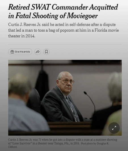 Snapshot of Curtis Reeves trial